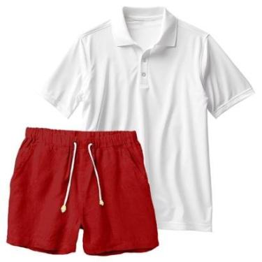Imagem de Conjunto Masculino Camiseta Polo e Short Linho Moda Praia Luxo Premium-Unissex