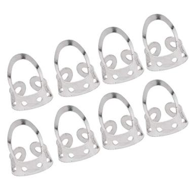 Imagem de Acouto 8pcs Aço Inoxidável Guitarra Picaretas - Acessórios Leves e de Instrumentos Musicais Em Ouro (Prata)