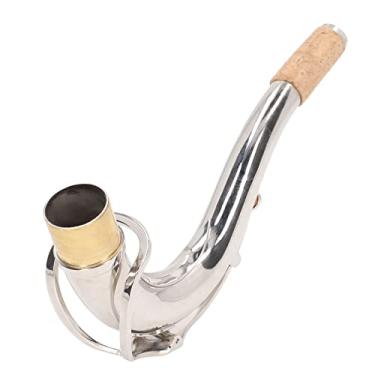 Imagem de Alomejor Pescoço Curvado de Sax de 28mm, Pescoço de Cotovelo de Saxofone de Metal Com Alta Ressonância para Saxofones Tenor