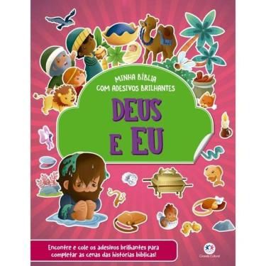 Imagem de Livro Deus E Eu - Bíblia Com Adesivos Brilhantes
