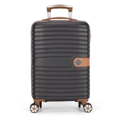 Imagem de Mala de Viagem Grande 32Kg Polo King Praga Grafite em ABS