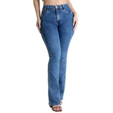 Imagem de Calça Jeans Sawary Boot Cut - 280679 - Azul médio 38-Feminino