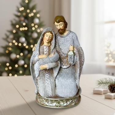 Imagem de Presepio Natalino Decorativo Sagrada Familia Natal 24cm