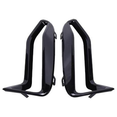 Imagem de Lesurey Conjunto de pares de grelha lateral para para-choque dianteiro preto 51118093301 51118093302 compatível com BMW 3' G20 G21 M340i