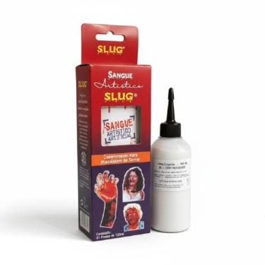 Imagem de Kit Slug Maquiagem Terror Látex 100ml + Sangue falso 120ml - 000025154