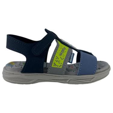 Imagem de Sandália Molekinho Infantil Menino Pet Cachorro tiras autocolantes Cal