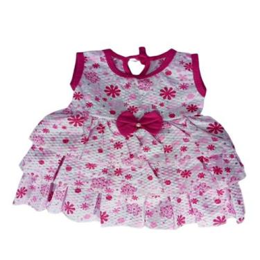 Imagem de Vestido Feminino Bebe Roupa Infantil Saias Em Camadas Estampados - sol