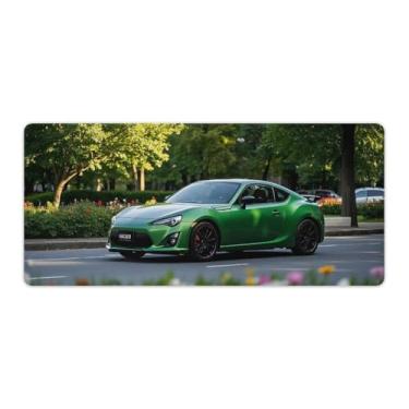 Imagem de HouLaiZhe Green JDM 86 Tranquility Gaming Mouse Pads JDM Car Desk Pads Grandes Mousepads para teclado de mesa, computador, Mat, 40 x 90 cm