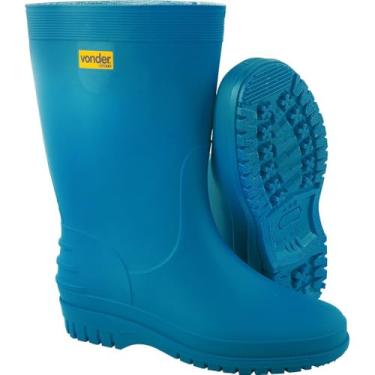 Imagem de Bota de PVC, azul, com forro, 36/37, VONDER