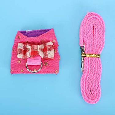 Imagem de Acouto Arnês Ajustável para Pequenos Animais, Esquilos, Hamsters e Furões – Design de Bloqueio de Ouro, Fácil de Usar Com e Laço, Material Seguro e Ecológico, Corda de Tração Perfeita para Pequenos