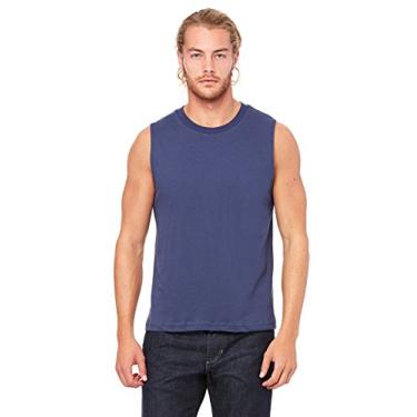 Imagem de Camiseta regata masculina Canvas C3483 – azul marinho4; pequena