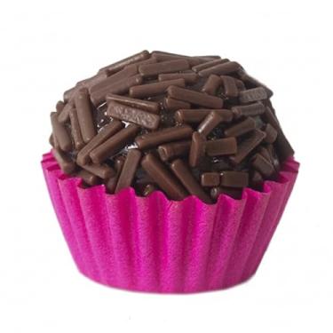 Imagem de Forminhas para Doces Tema Rosa Pink— Decoração de Festa Infantil, Lembrancinha, Mesa de Doces Personalizada — Kit com 100 unidades