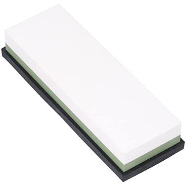 Imagem de aqxreight Pedra de Afiar Dupla Face Branco Corindo Afiador de Faca Ferramenta Industrial de Pedra de Amolar Esta Pouco Afiar água Danifica Este Artesanato e Lâmina Não Soberba Tem