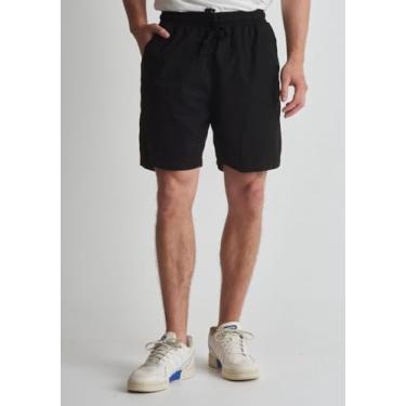 Imagem de Bermuda básica sarja cós elástico preta Preto 36