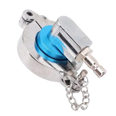 Imagem de KUIDAMOS Adaptador de Sangrador de Freio à Prova de Vazamento de 43 Mm para Crown Reiz, Adaptador de Liga de Alumínio Cromado para Sangramento de Fluido de Freio, Adequado para Trabalhadores de