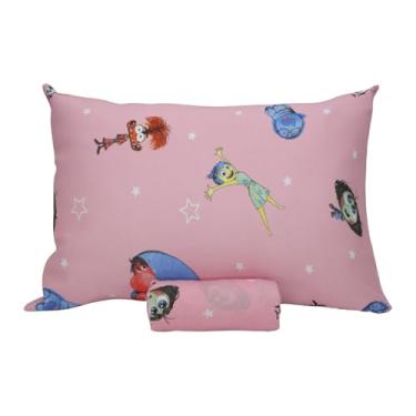 Imagem de Jogo de Lençol Portallar Disney Divertidamente Kids 70% Algodão Solteiro Divertidamente Rosa