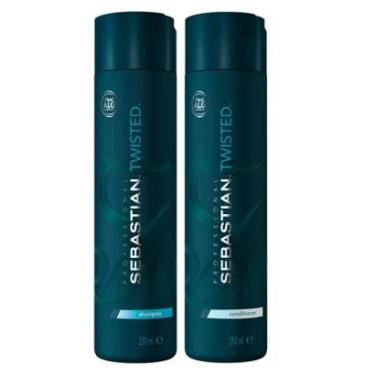 Imagem de Kit Twisted Elastic Detangler Sebastian Shampoo + Condicionador-Unissex