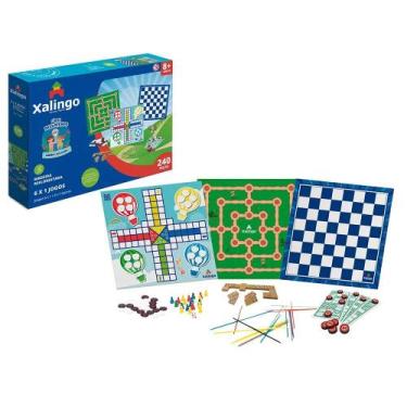 Imagem de Jogo Passatempo 6 em 1 - Xalingo Brinquedos