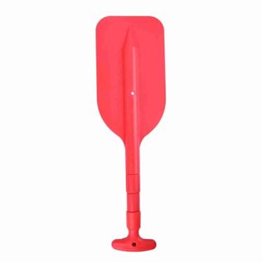 Imagem de Alomejor Telescópica Pá Ajustável Barco Oar Canoa Oar Com Liga De Alumínio Eixo para Caiaque Canoagem Pesca (Vermelho)