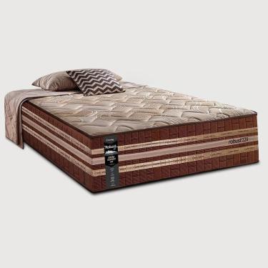 Imagem de Colchão Solteiro Com Espuma Látex 88x188x38 Robust Gel 220 Caramelo Cama Inbox