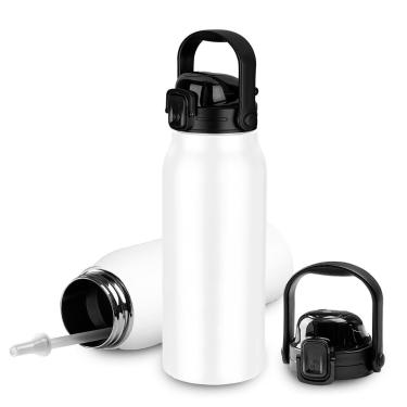 Imagem de Garrafa Térmica 1,5 L Aço Inoxidável Parede Dupla C/ Alça E Canudo-Unissex