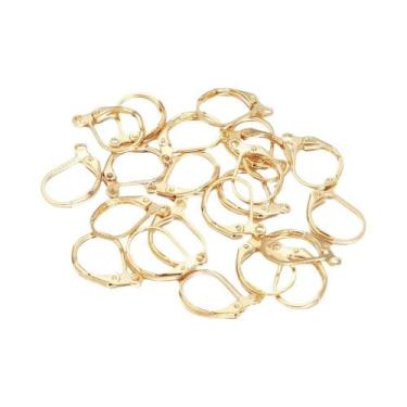 Imagem de Ganchos De Brinco De Aço Inoxidável Hipoalergênicos 50pcs, Fechos De J