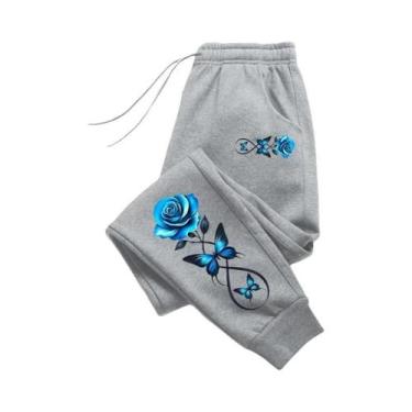 Imagem de Calças De Moletom Casuais Femininas De Alta Qualidade Para Atividades 