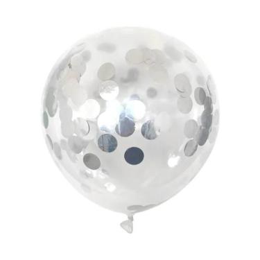 Imagem de Balões De Látex Transparentes Com Glitter Dourado 5/10/20pcs Para Deco