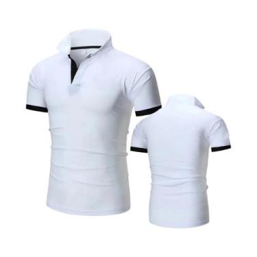 Imagem de Camisa Polo Masculina de Verão - Respirável, Gola Oca e Manga Curta, 4