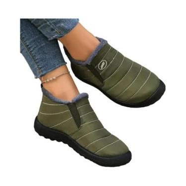 Imagem de Botas Femininas De Algodão, Outono Inverno, Quentes, Confortáveis, Ant
