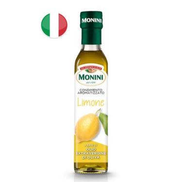 Imagem de Azeite De Oliva Extra Virgem Italiano Monini Aromatizado com Limão 250