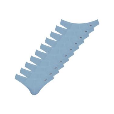 Imagem de Kit com 10 Cuecas Slip Zorba 772, Azul, G