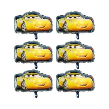 Imagem de Balões De Alumínio Do Disney Lightning McQueen Para Crianças, 6 Peças,