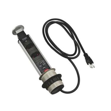 Imagem de Pix torre de tomada com 2 tomadas 2p+t + 2 usb 3.650.3025