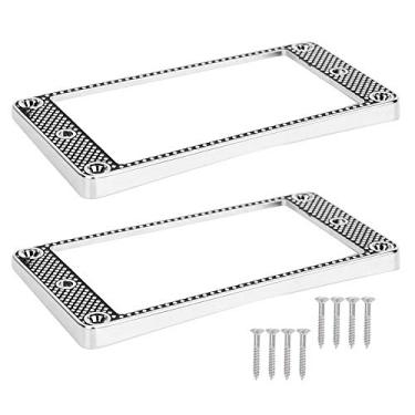 Imagem de RiToEasysports Ferramentas de Guitarra, Estrutura de Captador Humbucker de Guitarra de Metal, Anel de Montagem de Aço Resistente Com Fácil Instalação, para Acessórios de Guitarras Elétricas