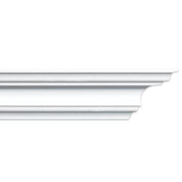 Imagem de Roda Teto Perfil de Poliestireno K60 6 m - Branco - HomEstar