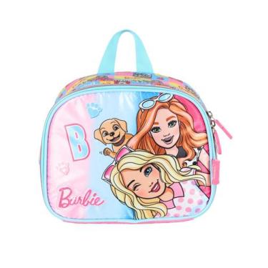 Imagem de Lancheira Térmica Merendeira BARBIE LA42643 Original - Luxcel, rosa