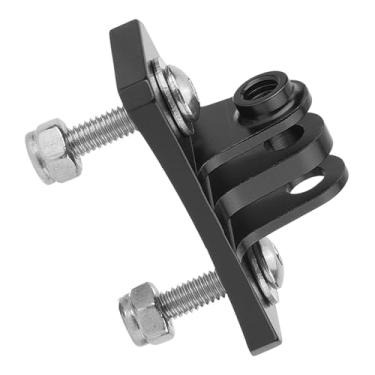 Imagem de Cosiki Suporte Fixo para Capacete de Paraquedismo - Adaptador de Suporte de Metal Resistente para Câmeras de Ação 7 6 5 4, para Ciclismo Ao Ar Livre - Feito de Liga de Alumínio - Preto/Vermelho/Azul