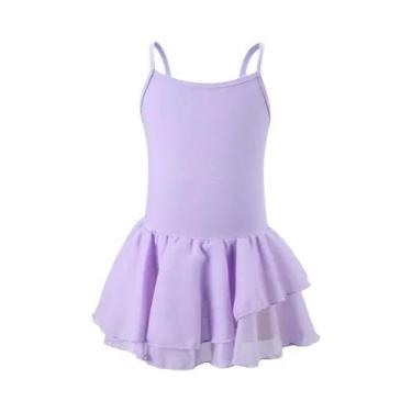 Imagem de Collant de balé camisola para meninas balé dança dança ginástica colla