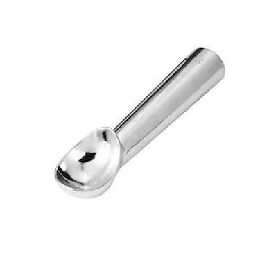 Imagem de DimyFew Colher de Sorvete Profissional, com Cabo Antiderrapante Exclusivo, Prata, Tamanho real