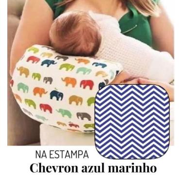 Imagem de Almofada de Braço e Colo Amamentação e Descanso em Algodão - Nathalia 