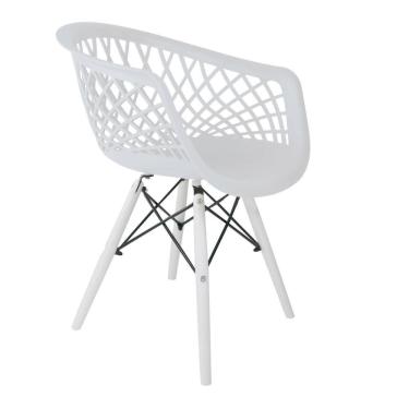 Imagem de Cadeira Web Branco  Base Em Polipropileno