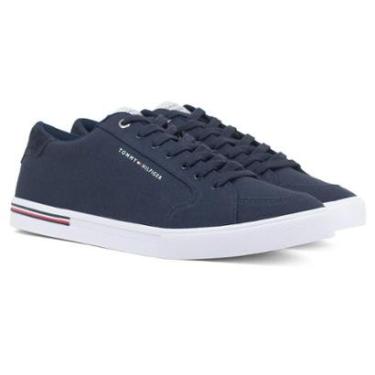 Imagem de Tênis Masculino Tommy Hilfiger Casual New Harrington Confortável Original 05398-Masculino