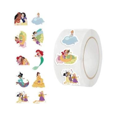 Imagem de Adesivos De Princesas Disney 500pcs Impermeáveis Para Telefone, Laptop
