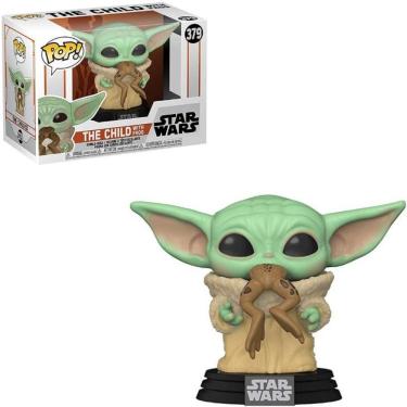 Imagem de Funko Pop Star Wars Mandalorian 379 The Child w/ Frog Baby Yoda