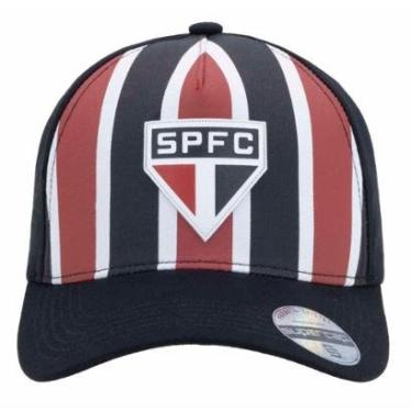 Imagem de Boné São Paulo Tricolor Silk Patch Frontal Supercap-Masculino