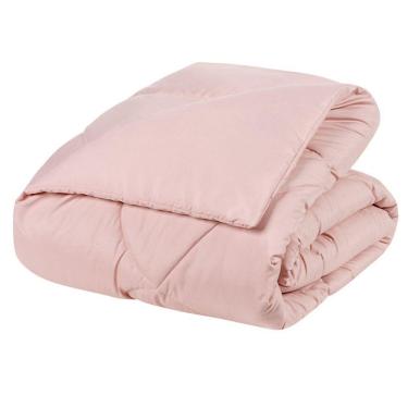 Imagem de Edredom Queen Unique Dupla Face Micropercal 200 Fios Toque De Algodão 1 Peça - Rose