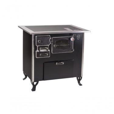 Imagem de Fogão A Lenha C Forninho C Cx Dir Preto Vidro Cer Nº2