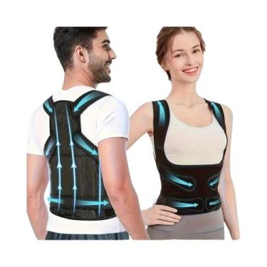 Imagem de Alça De Suporte De Postura Ajustável Para Homens E Mulheres, Lavável À