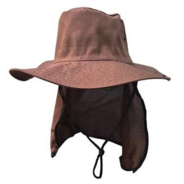 Imagem de Chapéu Pescador Árabe Com Protetor de Nuca Várias Cores - Segurança To